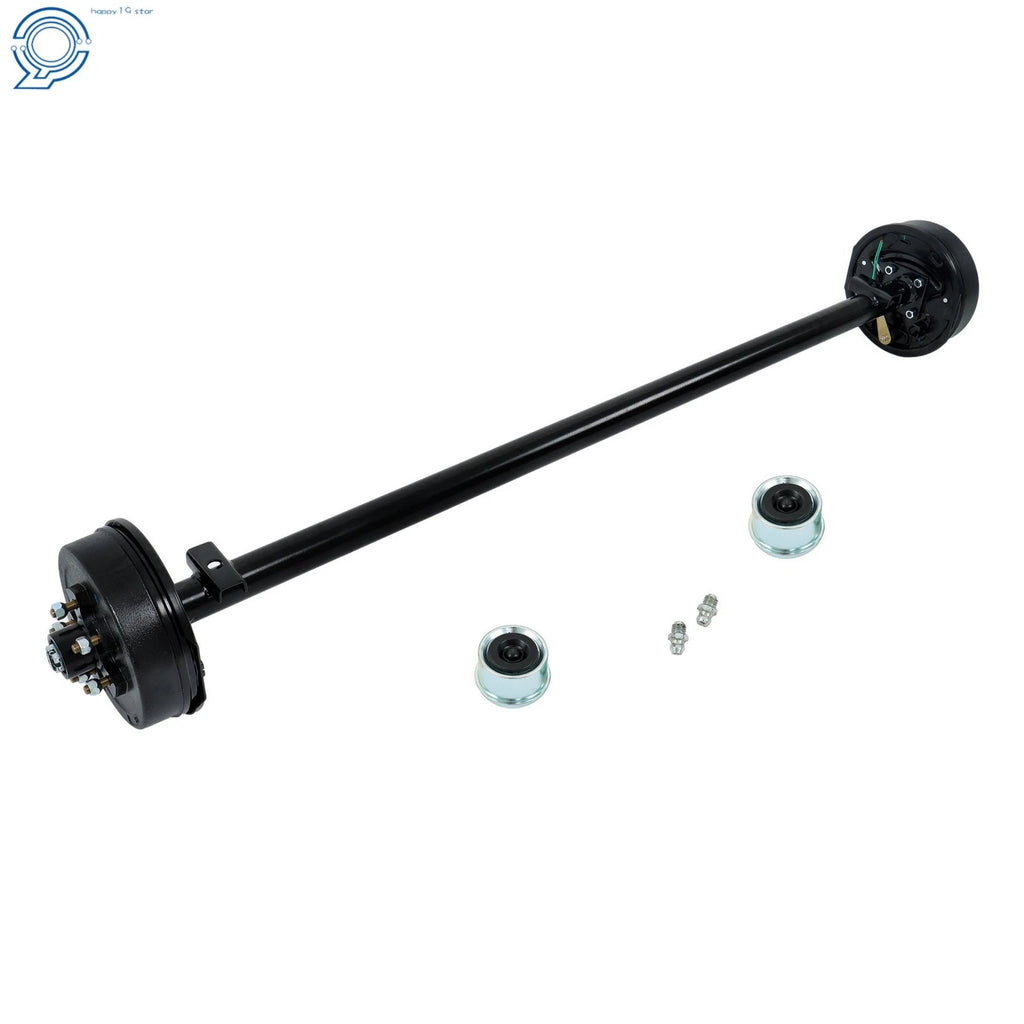 3.5K TK Trailer Axle 5 Lug Electric Brake for Boat Cargo Dump RV (3500 lb)