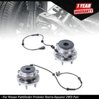 2X Front Wheel Hub Bearings for Nissan Pathfinder Frontier Xterra Equator