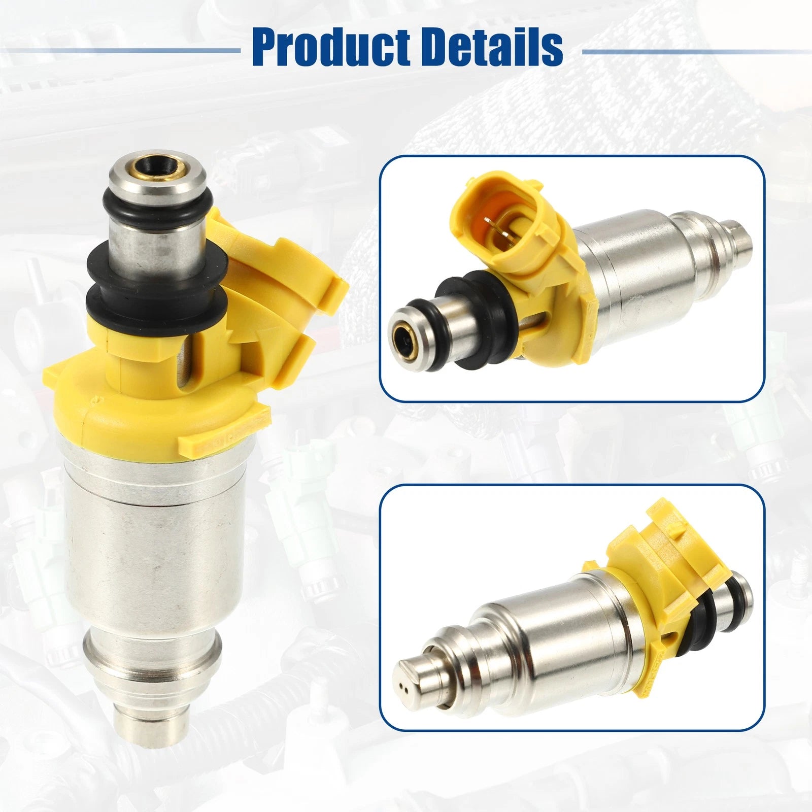 Set of 4 Fuel Injector Nozzles for Toyota Celica 2.2L (1990–1992) 23209-74040