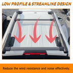 Roof Rack Rail Luggage Carrier for Nissan Frontier (2005–2022) Aluminum