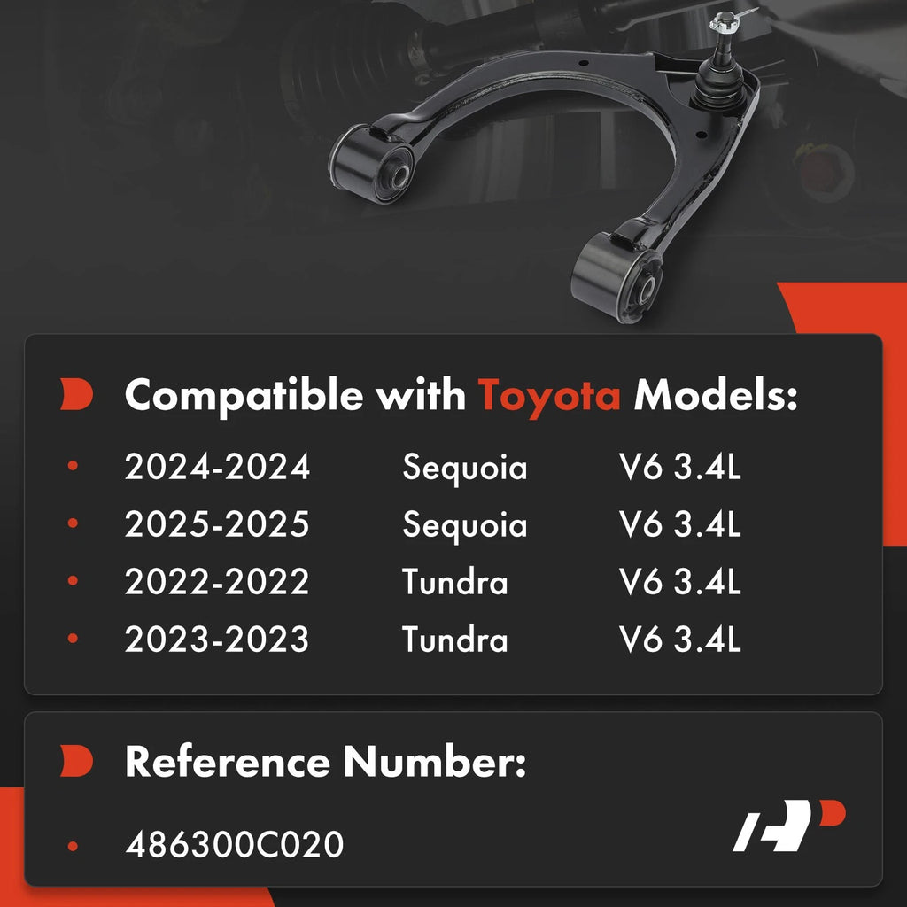 Front Left Upper Control Arm for Toyota Tundra Sequoia (2022-2023)