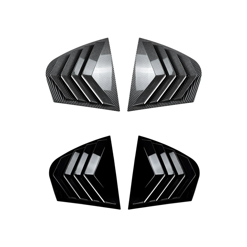 Pair Rear Window Louver Cover Sun Shade for BMW 3-Series E46 (1998–2005)