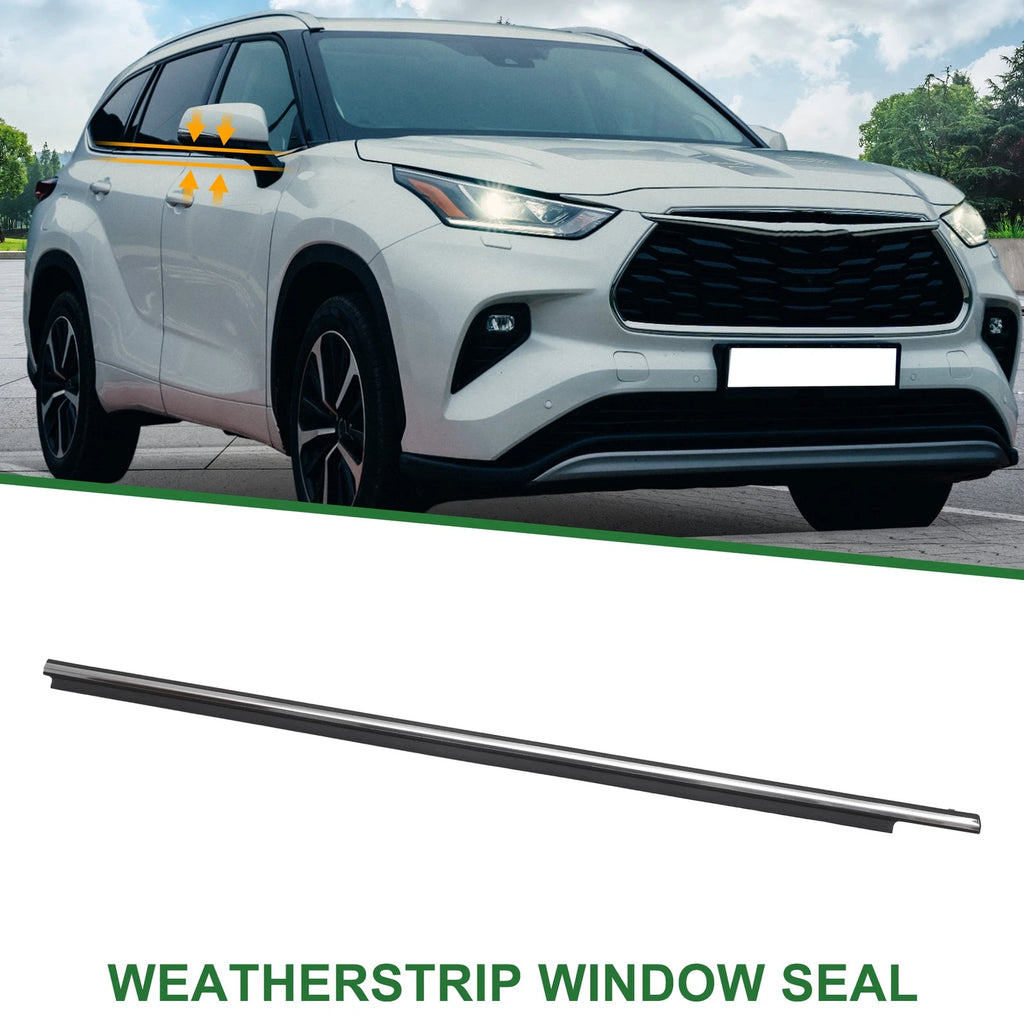 1pc Front Right Weatherstrip Window Seal No.757100E060 for Toyota Highlander (2001–2007)