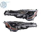 Set of 2 LED Headlights Assembly for Toyota Corolla (2023–2024) Black