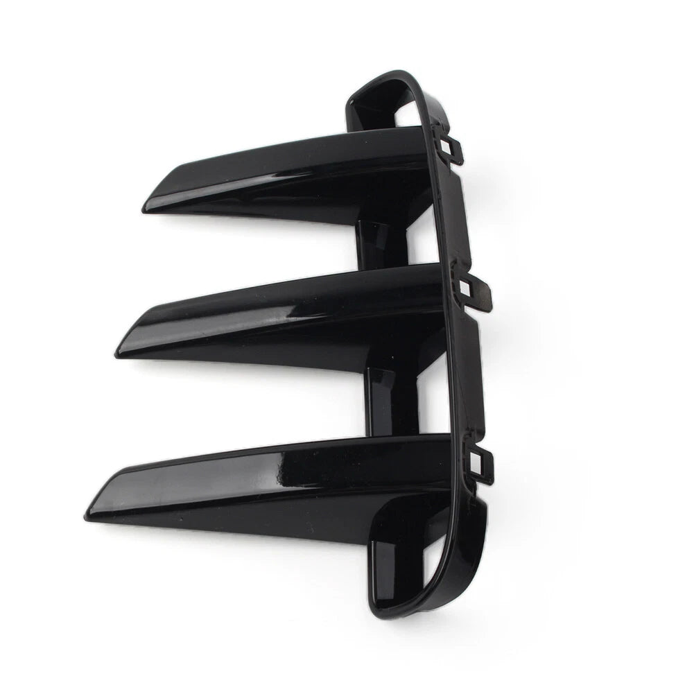Glossy Black Front Bumper Grille Air Vent Cover for Land Rover Discovery 5 (2021–2022)