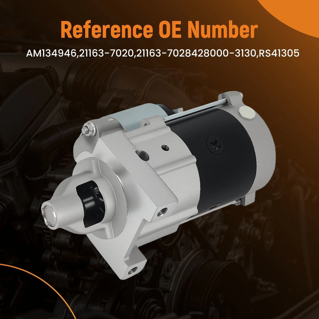 Starter Motor for Kawasaki KAF400 Mule 600 610 (21163-7028, AM134946) 12V 9 Teeth