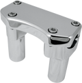 3" Handlebar Riser & Top Clamp Kit for Buffalo - Chrome