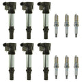 6X Ignition Coils & Spark Plugs for Cadillac Buick Saab 9-3 (2003–2011) UF375