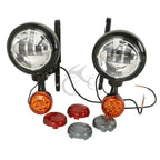 Set of 2 Fog Light Housing Brackets for Harley Touring (1994–2024)