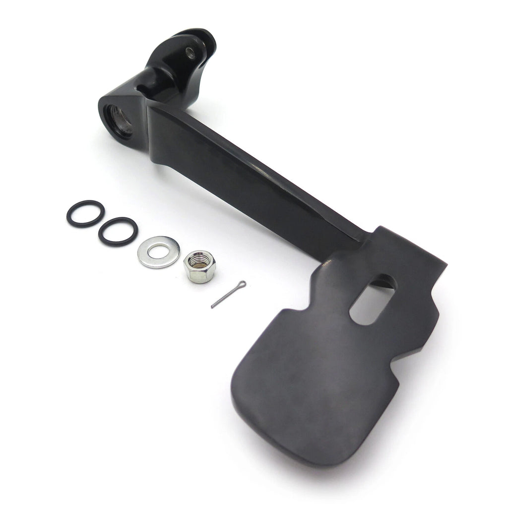 Gloss Black Extended Brake Pedal for Harley Touring Trike (2014–2019)