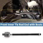 Set of 4 Inner Tie Rod End Links with Boots for Ford Explorer Ranger 
