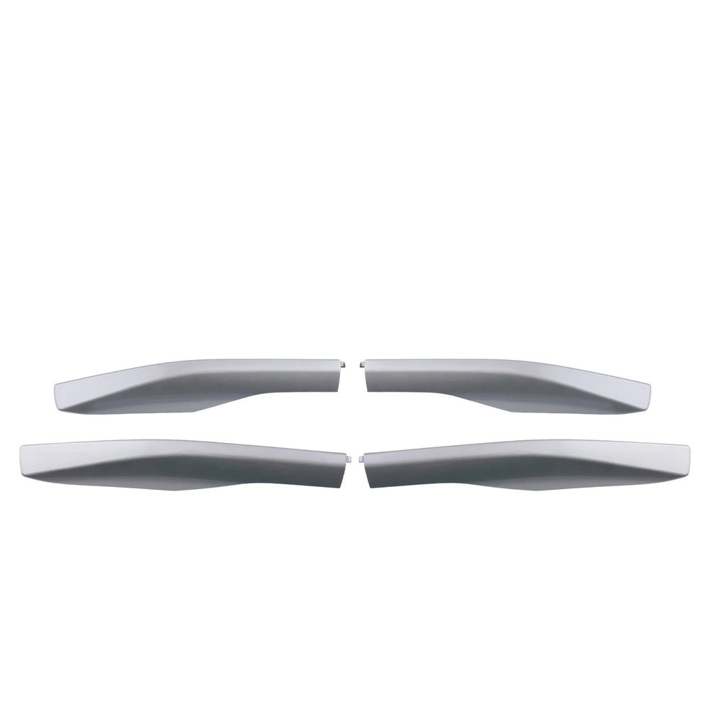 Set of 4 ABS Roof Rail End Covers for Lexus RX RX350 (2010–2015) Silver