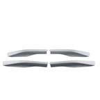 Set of 4 ABS Roof Rail End Covers for Lexus RX RX350 (2010–2015) Silver