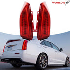 Pair LED Tail Lights for Cadillac ATS (2013–2017) Chrome