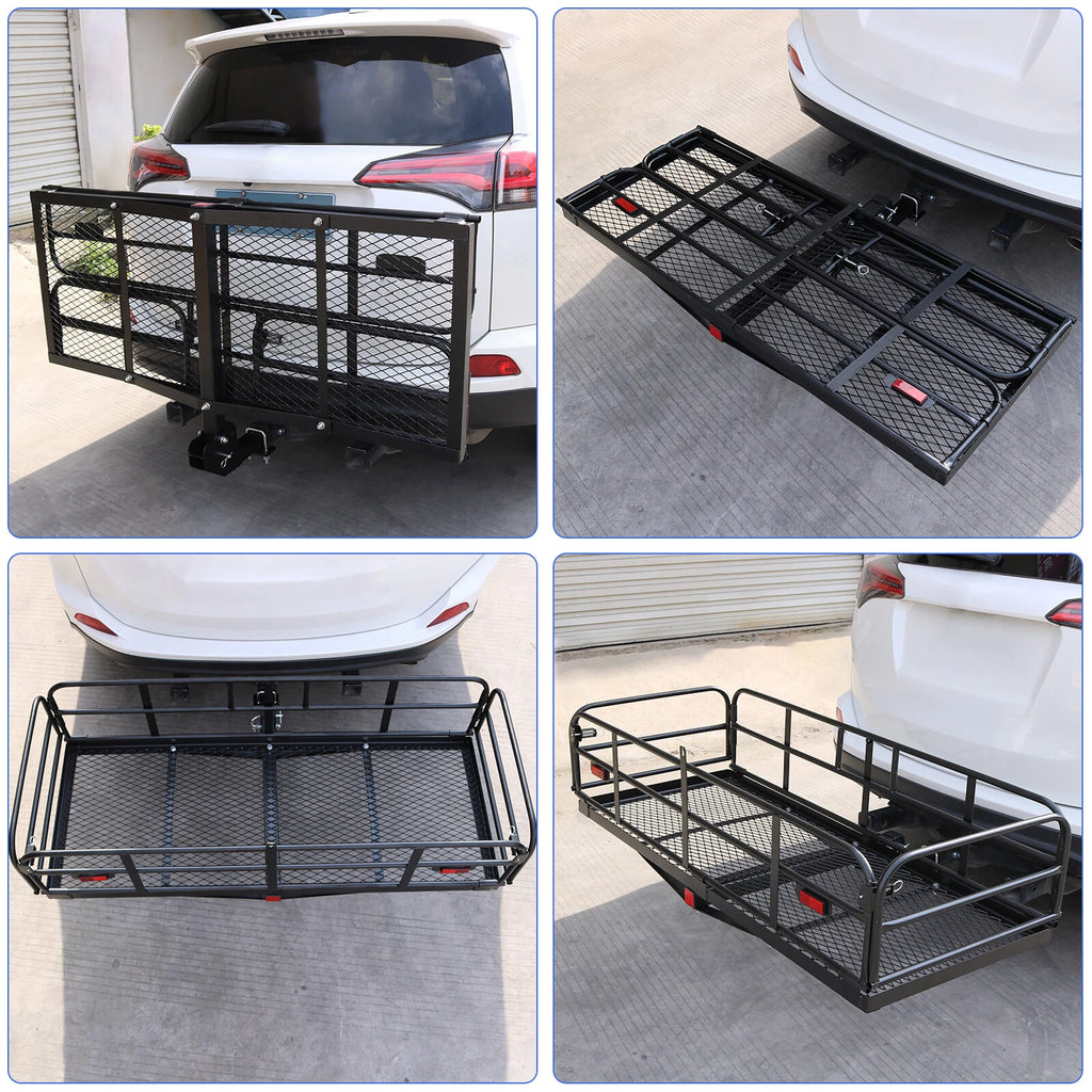 Folding Cargo Basket for Car SUV (500lbs Capacity)