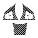 3X Carbon Fiber Steering Wheel Covers for Six Series
