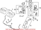 Fuel Pump Assembly + Level Sending Unit Sensor for BMW Mini R55 R56 R57 (2007–2013)