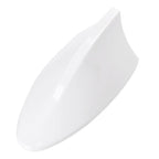 Universal White Shark Fin Roof Antenna for Car Radio Receiver FM/AM