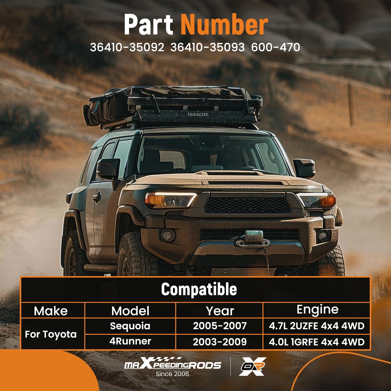 Transfer Case Actuator for Toyota 4Runner (2003-2009)