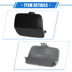 Tow Hook Eye Hole Cover Cap for BMW 3-Series E92 (2007–2010) Black Rear Right