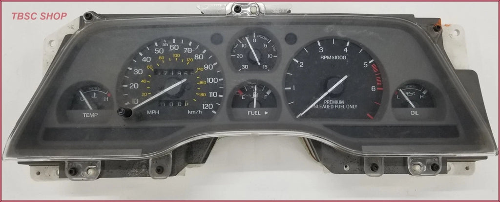 Instrument Gauge Cluster 120 MPH for Ford Thunderbird SC (1989–1992)