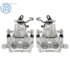 Set of 2 Rear Brake Calipers with Bracket for Audi A3 (2006–2008) & VW (2005–2010)