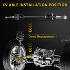 Front Passenger CV Axle for Yamaha Rhino 450 660 (2006–2007)