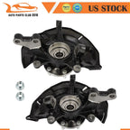 2X Front Wheel Hub Bearing Steering Knuckle for Toyota Highlander (2004–2007)