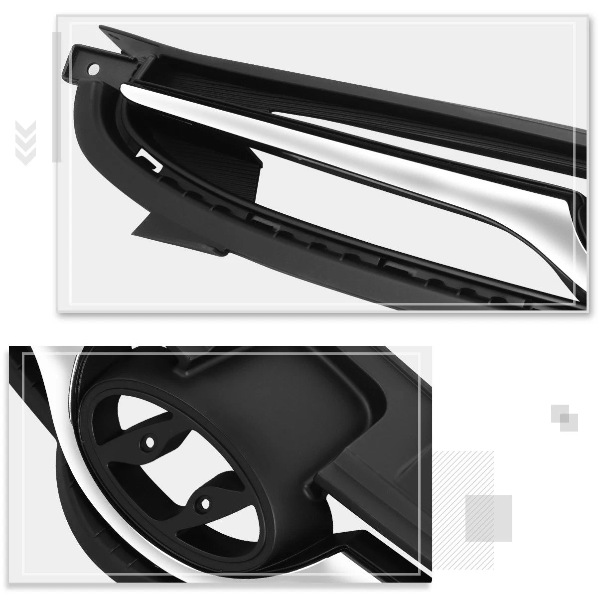 Bumper Cover Molding for Honda CR-V (2020–2022) Silver Right Side