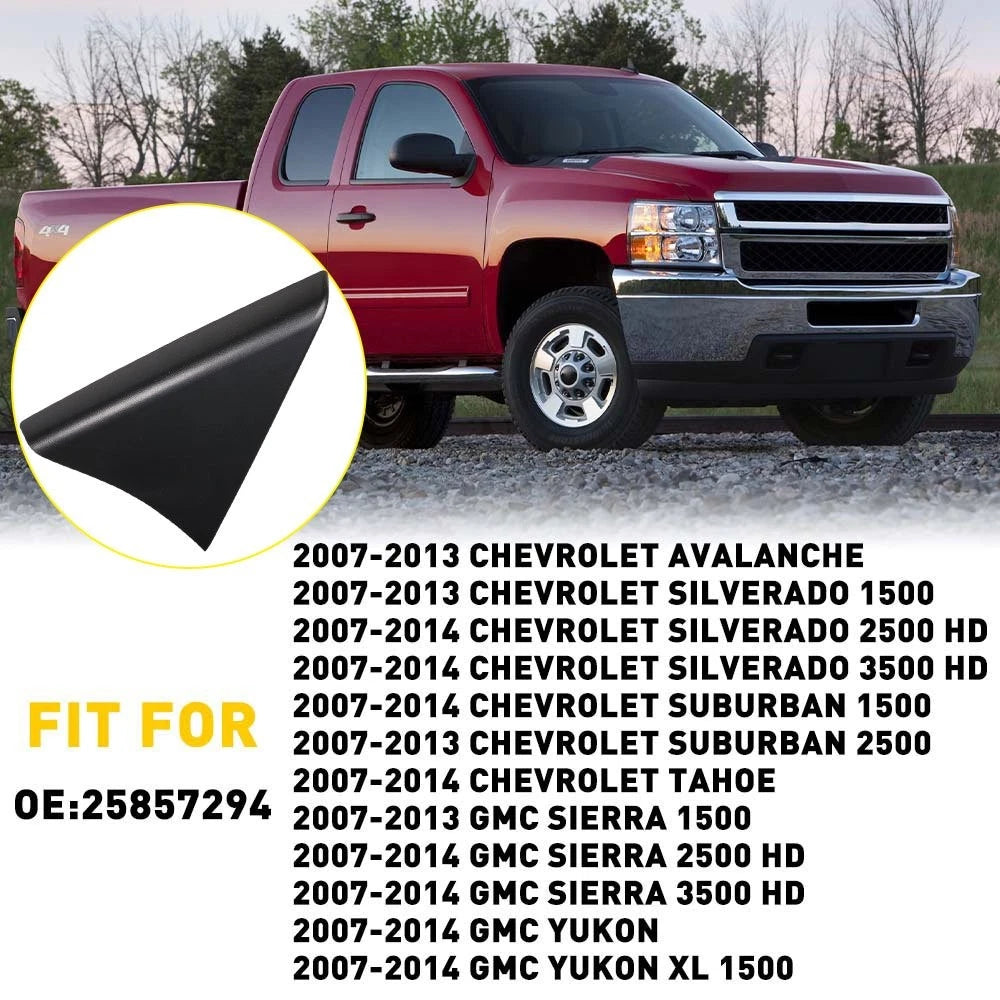 Passenger Side Interior Door Upper Trim Panel for GMC Silverado Yukon (2007–2013)
