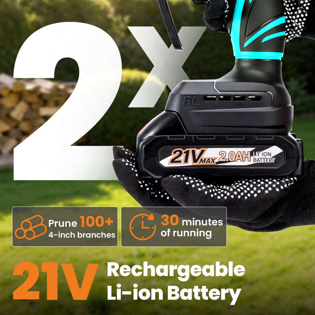 2X Batteries for Mini Chainsaw (6-Inch)