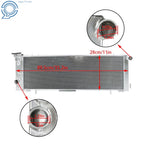 3 Row Core Aluminum Radiator for Jeep Cherokee Comanche (1991-2001)