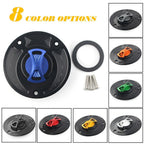 Fuel Gas Tank Cap Cover for Suzuki GSXR 600 750 1000 SV650S SV1000 (2001-2023)