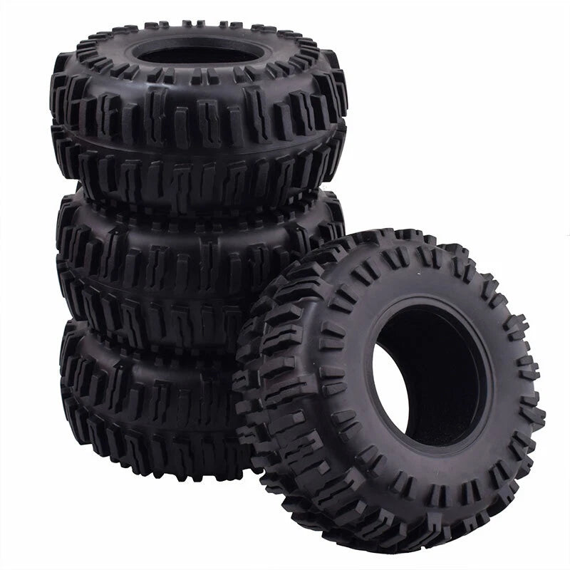Set of 4 Rubber Rock Crawler Tires 2.2" for Axial SCX10 Wraith TRX-4