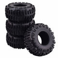 Set of 4 Rubber Rock Crawler Tires 2.2" for Axial SCX10 Wraith TRX-4