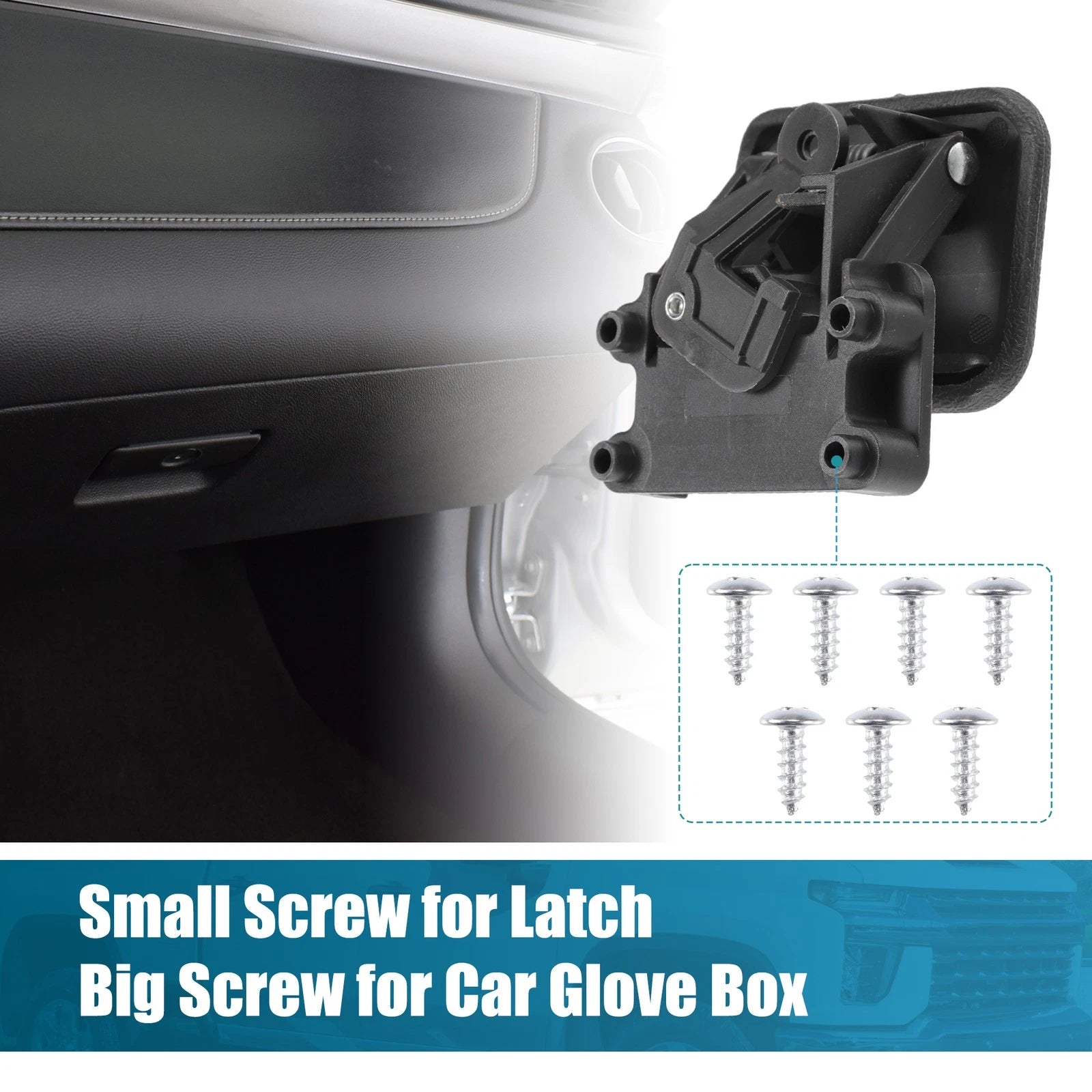 Glove Box Lid Latch Lock Handle Cover for Chevrolet Silverado 1500 (2014–2019)