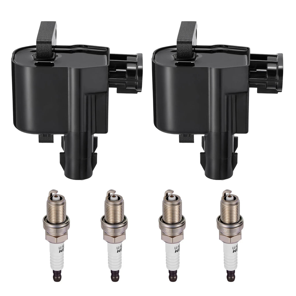2X Ignition Coil & 4X Iridium Spark Plug for Toyota Corolla (1998–1999) UF246