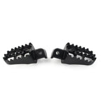 CNC Wide Foot Pegs Rear Set Pedals for Universal Motorcycle Bike Black
