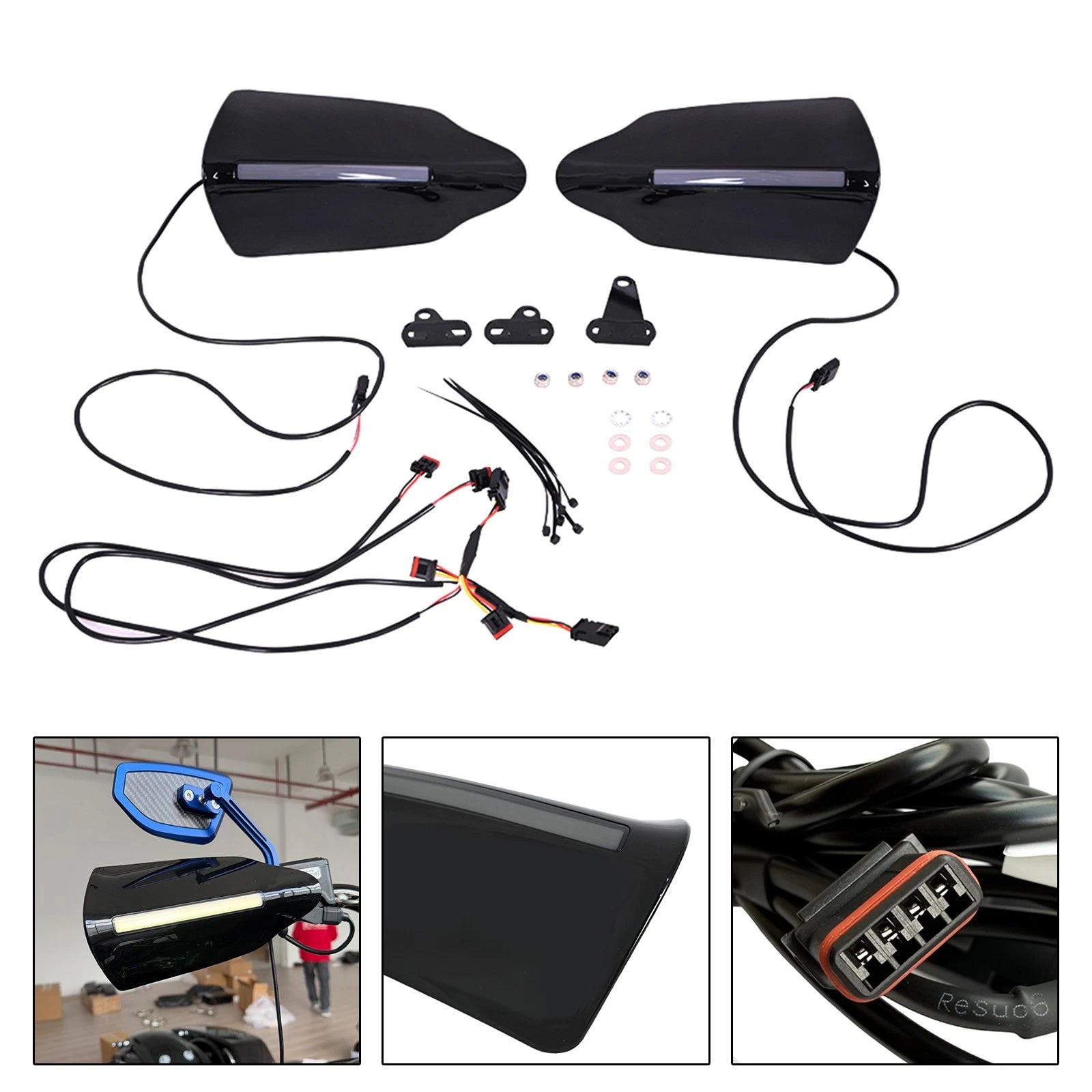 Handguard with Turn Signal for Touring Road King, Road Glide (2015–2023)