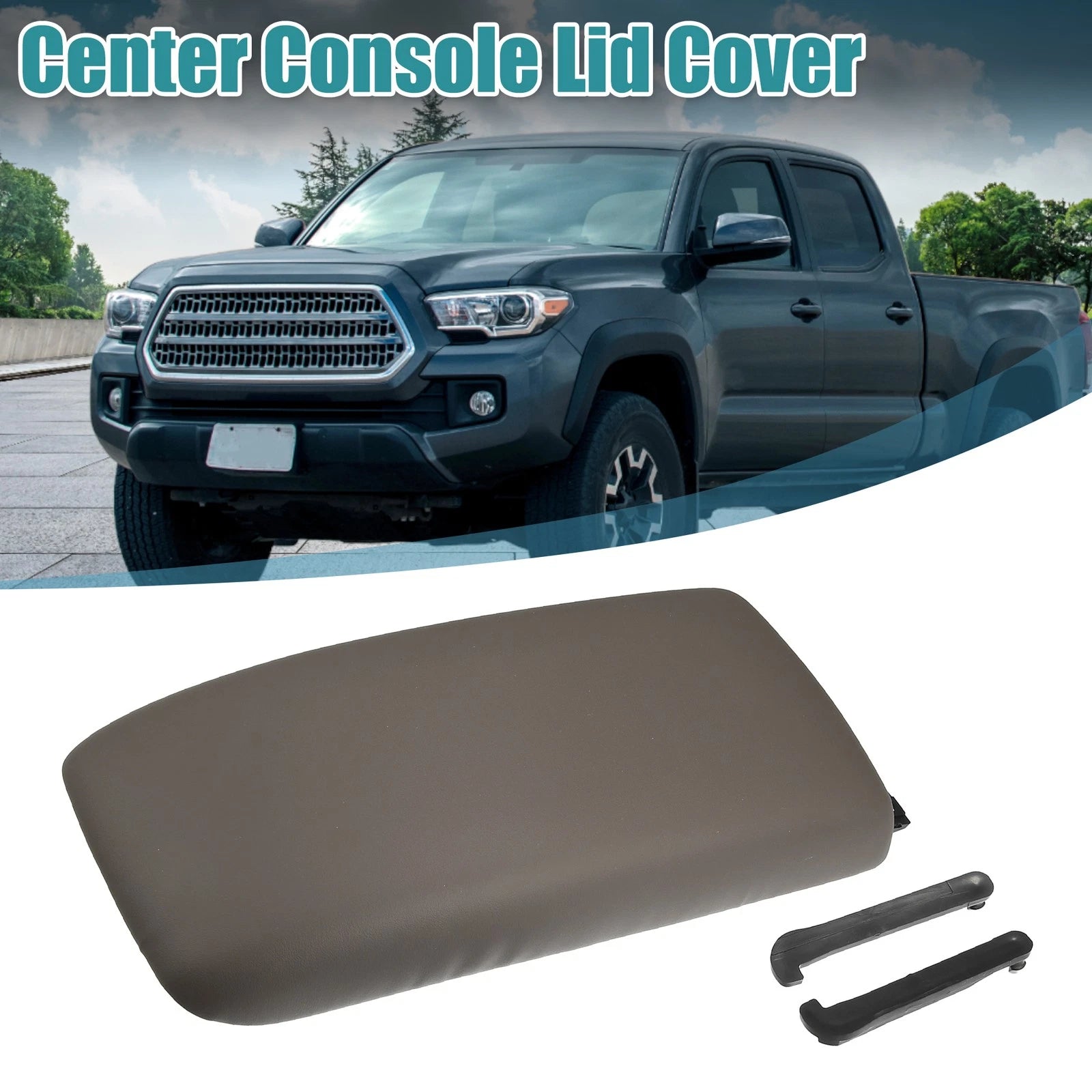 Center Console Lid for Toyota Tacoma (1995–2000) 58905-35040-E0 Brown