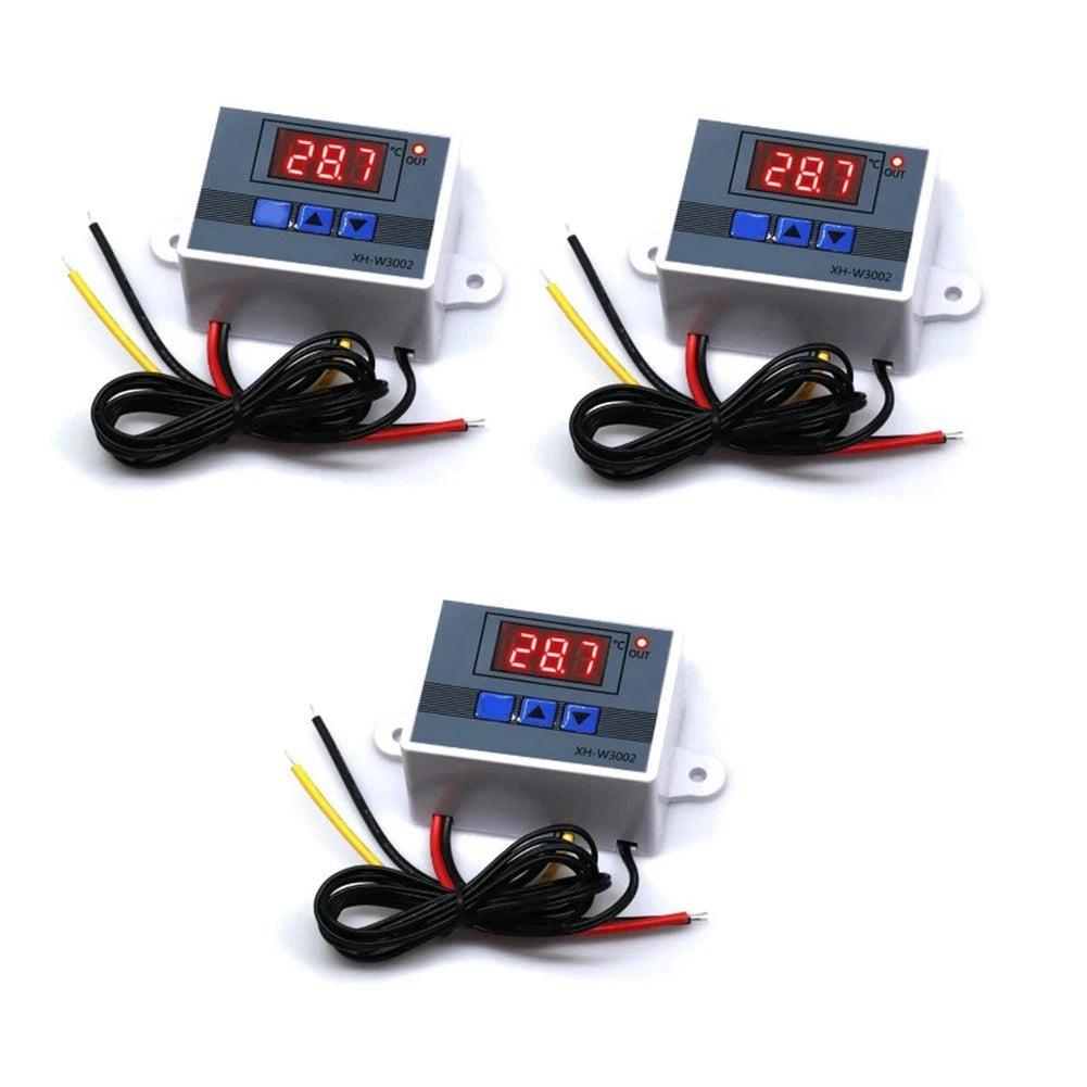 Temperature Monitoring System with 3 Digital Controllers for
