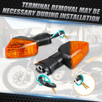 1 Pair Turn Signal Light Lens Amber for Kawasaki Ninja ZX-6R ZX-6RR (2000–2006)