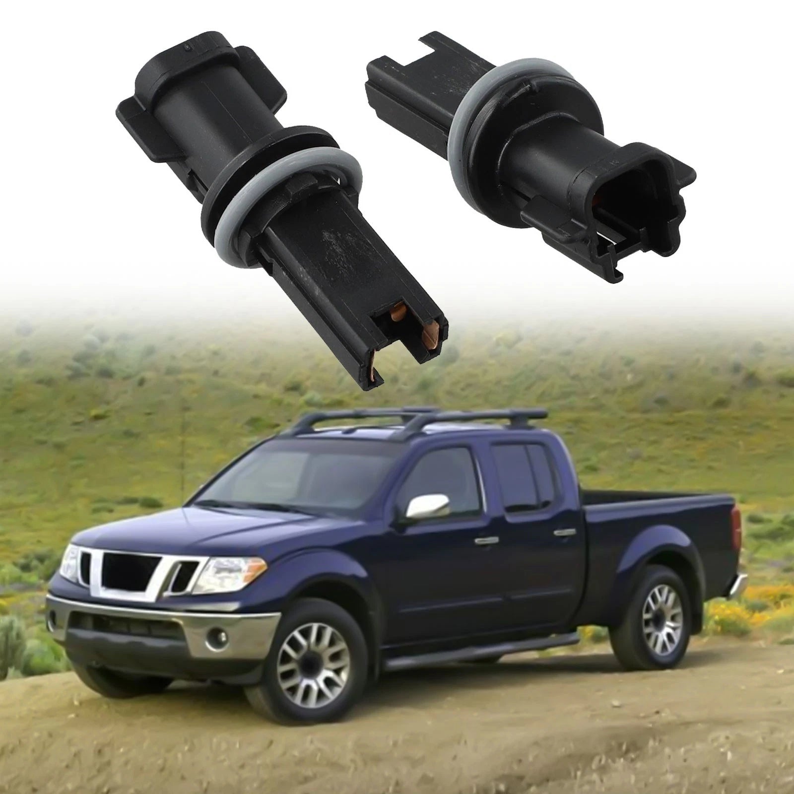 Set of 2 Lamp Light Sockets for Nissan Frontier, Altima (262409M400)