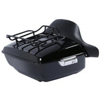 Trunk Backrest Pad Mount Rack for Harley Fat Boy FLST (2008–2016)