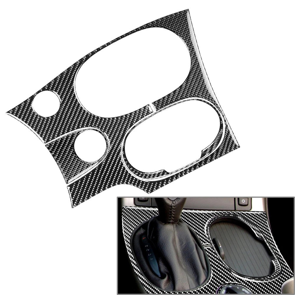 Carbon Fiber Center Console Gear Shift Panel Trim for Chevrolet Corvette C6 (2005–2013)