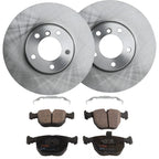 Set of 2 Brake Disc and Pad Kits for BMW 540i (1993–2003)