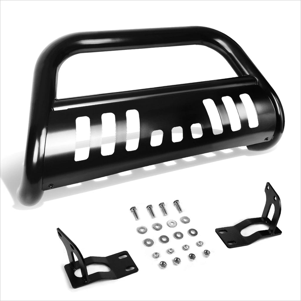Set of 2 Black Aluminum Step Nerf Bars for Silverado/Sierra Crew Cab (2019–2024)