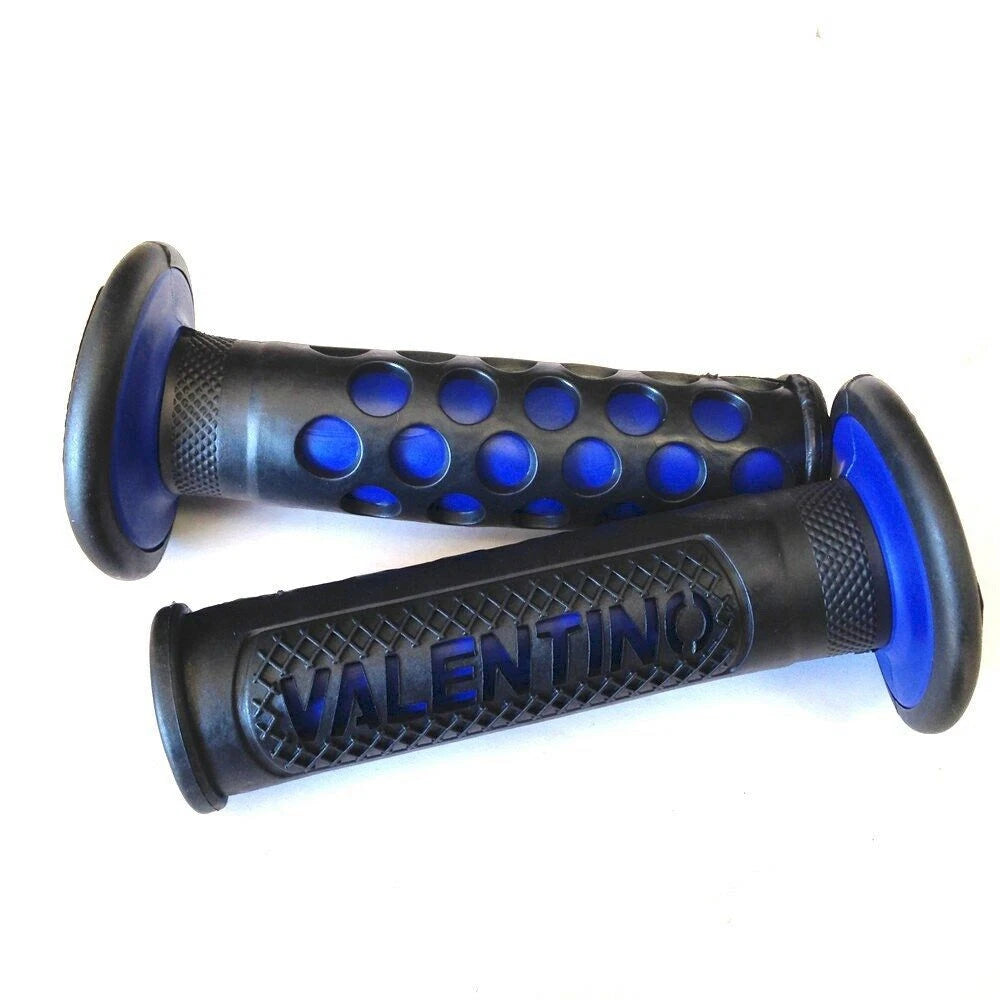 Valentino Engraved Blue Grips for Yamaha FZR YZF 600 (1990–1999)