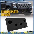 Front Bumper License Plate Frame Mounting Bracket for GMC Yukon (2015–2019)