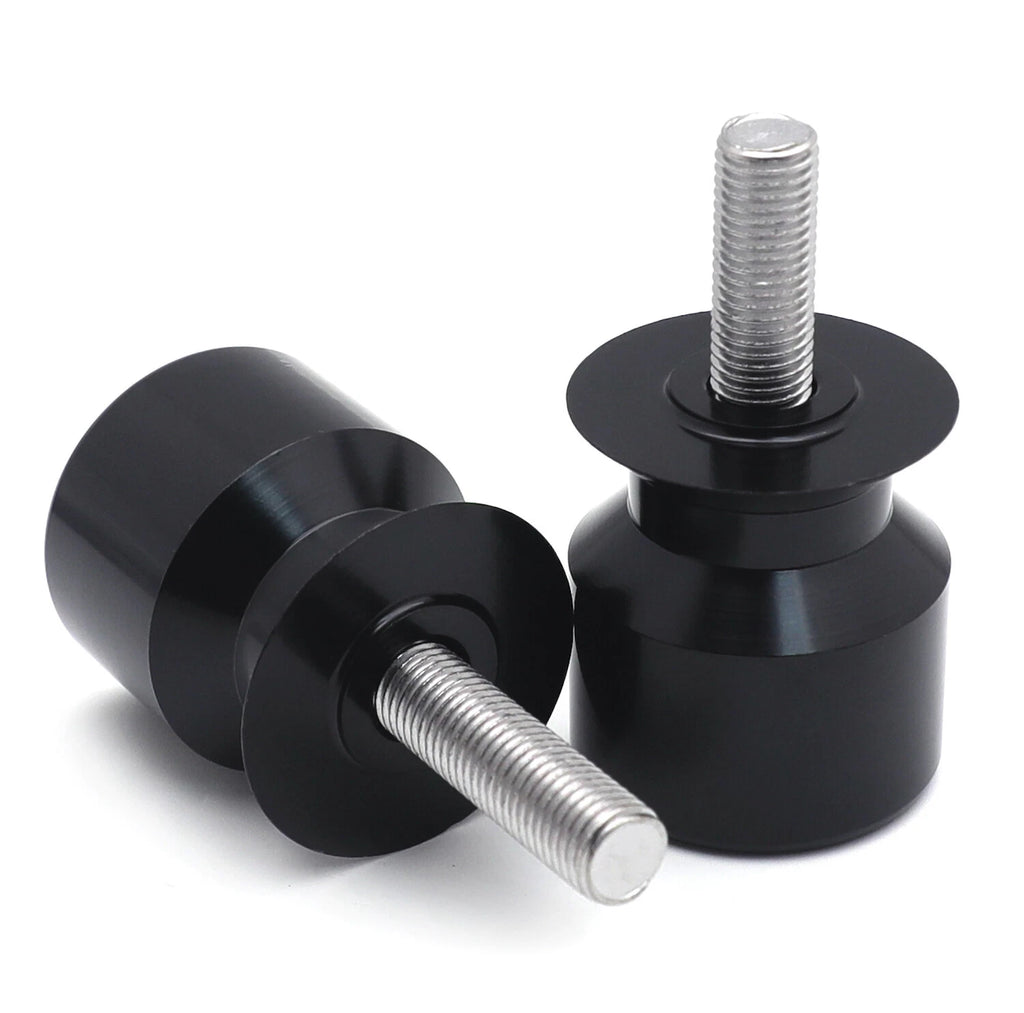 Black Swingarm Spool 10mm Thread for Kawasaki Ninja 250R (2008–2011) / 650R (2006–2011) / ZX-10R